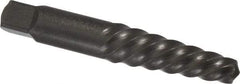 Cleveland - Spiral Flute Screw Extractor - #6 Extractor for 3/4 to 1" Screw, 3-3/4" OAL - Eagle Tool & Supply