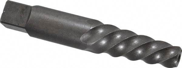 Cleveland - Spiral Flute Screw Extractor - #7 Extractor for 1 to 1-3/8" Screw, 4-1/8" OAL - Eagle Tool & Supply