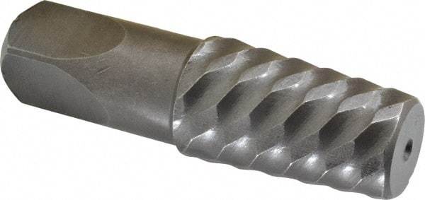 Cleveland - Spiral Flute Screw Extractor - #10 Extractor for 2-1/8 to 2-1/2" Screw, 5" OAL - Eagle Tool & Supply