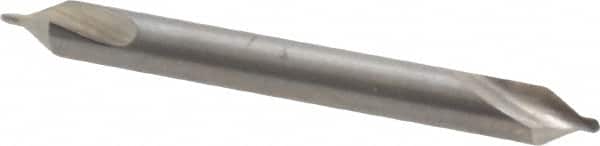 Cleveland - #0 Plain Cut 60° Incl Angle High Speed Steel Combo Drill & Countersink - Eagle Tool & Supply