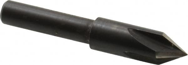 Cleveland - 1/4" Head Diam, 3/16" Shank Diam, 4 Flute 60° High Speed Steel Countersink - Eagle Tool & Supply