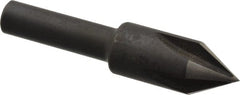 Cleveland - 3/8" Head Diam, 1/4" Shank Diam, 4 Flute 60° High Speed Steel Countersink - Eagle Tool & Supply