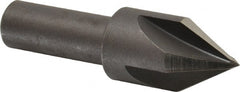 Cleveland - 3/4" Head Diam, 1/2" Shank Diam, 4 Flute 60° High Speed Steel Countersink - Eagle Tool & Supply