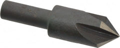 Cleveland - 5/8" Head Diam, 3/8" Shank Diam, 4 Flute 82° High Speed Steel Countersink - Eagle Tool & Supply