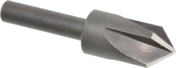 Cleveland - 1/2" Head Diam, 3/8" Shank Diam, 4 Flute 90° High Speed Steel Countersink - Eagle Tool & Supply