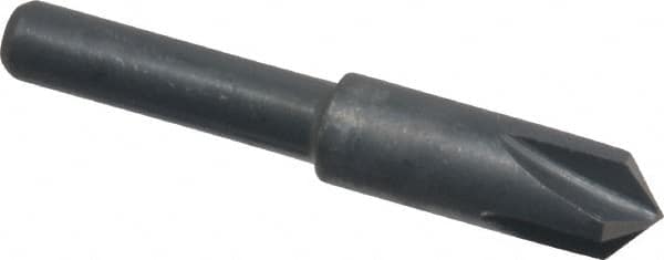 Cleveland - 1/4" Head Diam, 3/16" Shank Diam, 4 Flute 100° High Speed Steel Countersink - Eagle Tool & Supply