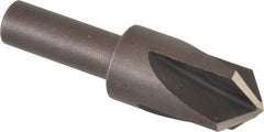 Cleveland - 5/8" Head Diam, 3/8" Shank Diam, 4 Flute 100° High Speed Steel Countersink - Eagle Tool & Supply