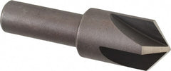Cleveland - 3/4" Head Diam, 1/2" Shank Diam, 4 Flute 100° High Speed Steel Countersink - Eagle Tool & Supply
