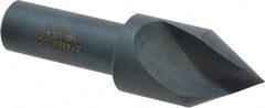 Cleveland - 3/4" Head Diam, 1/2" Shank Diam, 1 Flute 60° High Speed Steel Countersink - Eagle Tool & Supply