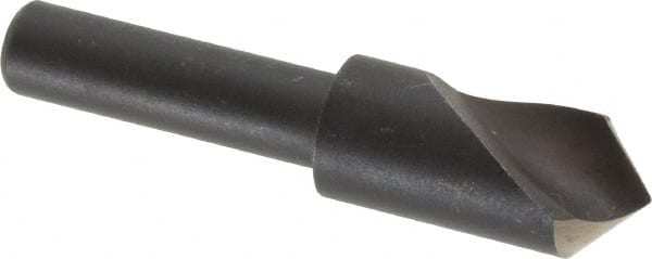 Cleveland - 3/8" Head Diam, 1/4" Shank Diam, 1 Flute 90° High Speed Steel Countersink - Eagle Tool & Supply