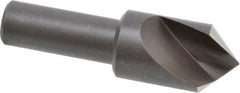 Cleveland - 3/4" Head Diam, 1/2" Shank Diam, 1 Flute 90° High Speed Steel Countersink - Eagle Tool & Supply