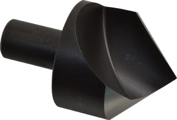 Cleveland - 2" Head Diam, 3/4" Shank Diam, 1 Flute 82° High Speed Steel Countersink - Eagle Tool & Supply