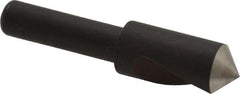Cleveland - 3/8" Head Diam, 1/4" Shank Diam, 1 Flute 100° High Speed Steel Countersink - Eagle Tool & Supply