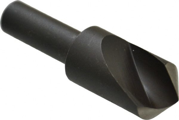 Cleveland - 5/8" Head Diam, 3/8" Shank Diam, 1 Flute 100° High Speed Steel Countersink - Eagle Tool & Supply