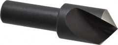 Cleveland - 3/4" Head Diam, 1/2" Shank Diam, 1 Flute 100° High Speed Steel Countersink - Eagle Tool & Supply