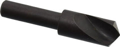 Cleveland - 3/8" Head Diam, 1/4" Shank Diam, 1 Flute 120° High Speed Steel Countersink - Eagle Tool & Supply