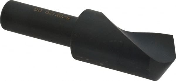 Cleveland - 5/8" Head Diam, 3/8" Shank Diam, 1 Flute 120° High Speed Steel Countersink - Eagle Tool & Supply