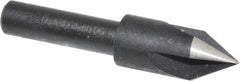 Cleveland - 3/8" Head Diam, 1/4" Shank Diam, 3 Flute 60° High Speed Steel Countersink - Eagle Tool & Supply