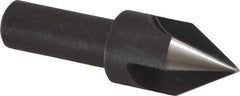 Cleveland - 3/4" Head Diam, 1/2" Shank Diam, 3 Flute 60° High Speed Steel Countersink - Oxide Finish, 2-5/8" OAL, Single End, Straight Shank, Right Hand Cut - Eagle Tool & Supply