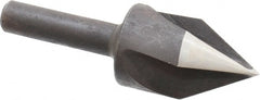 Cleveland - 1-1/4" Head Diam, 1/2" Shank Diam, 3 Flute 60° High Speed Steel Countersink - Eagle Tool & Supply