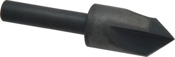 Cleveland - 1/2" Head Diam, 1/4" Shank Diam, 3 Flute 82° High Speed Steel Countersink - Eagle Tool & Supply