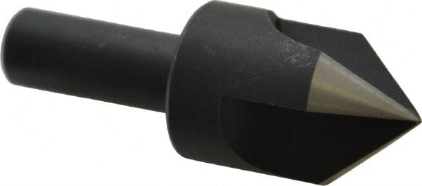Cleveland - 1" Head Diam, 1/2" Shank Diam, 3 Flute 82° High Speed Steel Countersink - Eagle Tool & Supply