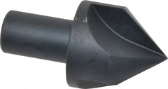 Cleveland - 1-1/2" Head Diam, 3/4" Shank Diam, 3 Flute 82° High Speed Steel Countersink - Eagle Tool & Supply