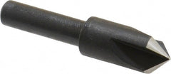 Cleveland - 3/8" Head Diam, 1/4" Shank Diam, 3 Flute 90° High Speed Steel Countersink - Eagle Tool & Supply