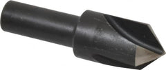 Cleveland - 3/4" Head Diam, 1/2" Shank Diam, 3 Flute 90° High Speed Steel Countersink - Eagle Tool & Supply