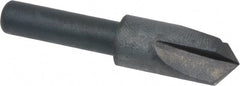 Cleveland - 3/8" Head Diam, 1/4" Shank Diam, 3 Flute 100° High Speed Steel Countersink - Eagle Tool & Supply