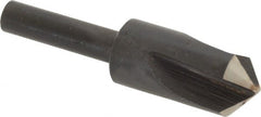 Cleveland - 1/2" Head Diam, 1/4" Shank Diam, 3 Flute 100° High Speed Steel Countersink - Eagle Tool & Supply