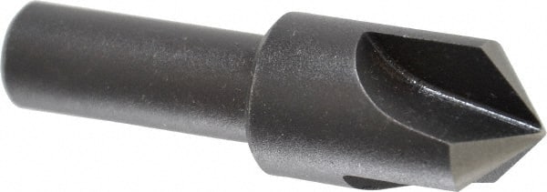 Cleveland - 3/4" Head Diam, 1/2" Shank Diam, 3 Flute 100° High Speed Steel Countersink - Eagle Tool & Supply