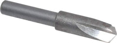 Cleveland - 1/4" Head Diam, 3/16" Shank Diam, 3 Flute 120° High Speed Steel Countersink - Oxide Finish, 1-7/16" OAL, Single End, Straight Shank, Right Hand Cut - Eagle Tool & Supply