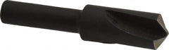 Cleveland - 3/8" Head Diam, 1/4" Shank Diam, 3 Flute 120° High Speed Steel Countersink - Eagle Tool & Supply
