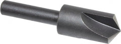 Cleveland - 1/2" Head Diam, 1/4" Shank Diam, 3 Flute 120° High Speed Steel Countersink - Eagle Tool & Supply