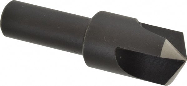 Cleveland - 3/4" Head Diam, 1/2" Shank Diam, 3 Flute 120° High Speed Steel Countersink - Eagle Tool & Supply
