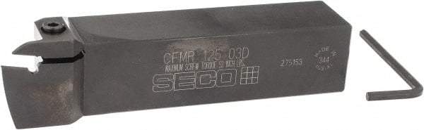 Seco - CFMR, Right Hand Cut, 1-1/4" Shank Height x 1-1/4" Shank Width, Indexable Turning Toolholder - 6" OAL, LC..1603.. Insert Compatibility, Series Multi-Directional Turning (MDT) - Eagle Tool & Supply
