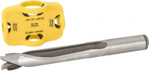 Kennametal - 19 to 19.99mm Diam, 5xD, 3.94" Max Depth, 3/4" Shank Diam, 5" Flute, 7.13" OAL, Replaceable Tip Drill - X Seat Size, Series KenTIP - Eagle Tool & Supply