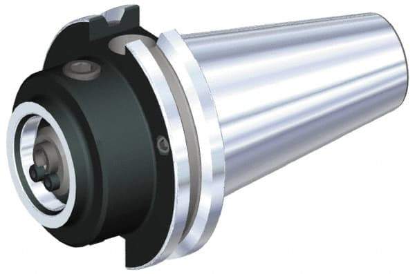 Kennametal - KM50 System Size, CAT50 Taper, Modular Tool Holding System Adapter - 59.94mm Projection, 2.48" Body Diam, 161.54mm OAL, Through Coolant - Exact Industrial Supply