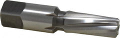 Cleveland - 1/4" Pipe, 0.472" Diam, 13/32" Small End Diam, Straight Shank, 1-1/16" Flute, Taper Pipe Reamer - Eagle Tool & Supply
