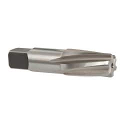 Cleveland - 1/2" Pipe, 3/4" Diam, 0.665" Small End Diam, Straight Shank, 1-3/8" Flute, Taper Pipe Reamer - Eagle Tool & Supply