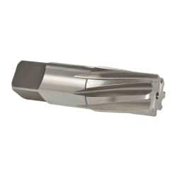Cleveland - 3/4" Pipe, 0.962" Diam, 7/8" Small End Diam, Straight Shank, 1-3/8" Flute, Taper Pipe Reamer - Eagle Tool & Supply