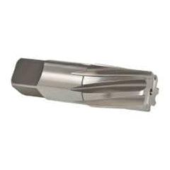 Cleveland - 3/4" Pipe, 0.962" Diam, 7/8" Small End Diam, Straight Shank, 1-3/8" Flute, Taper Pipe Reamer - Eagle Tool & Supply