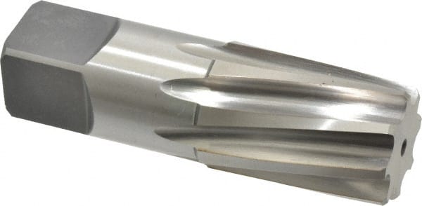 Cleveland - 1" Pipe, 1.212" Diam, 1.103" Small End Diam, Straight Shank, 44.45mm Flute, Taper Pipe Reamer - Eagle Tool & Supply