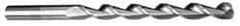 Cleveland - #47 135° Cobalt Jobber Drill - TiAlN Finish, Right Hand Cut, Parabolic Flute, Straight Shank, 2" OAL, Split Point - Eagle Tool & Supply