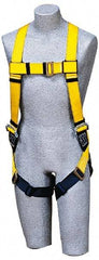 DBI/SALA - 420 Lb Capacity, Size Universal, Full Body Construction Safety Harness - Polyester Webbing, Side D-Ring, Pass-Thru Leg Strap, Pass-Thru Chest Strap - Eagle Tool & Supply