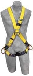 DBI/SALA - 420 Lb Capacity, Size Universal, Full Body Tower Climbers Safety Harness - Polyester Webbing, Front D-Ring, Side D-Ring, Pass-Thru Leg Strap, Pass-Thru Chest Strap - Eagle Tool & Supply