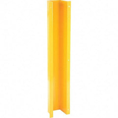 Vestil - 9-3/16" Wide x 6-1/8" Deep x 48" High, Steel Column Protector - Fits 5" Columns, Yellow - Eagle Tool & Supply