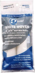 Premier Paint Roller - 1/4" Nap, 4" Wide Paint Mini Roller Covers - Smooth Texture, Woven - Eagle Tool & Supply