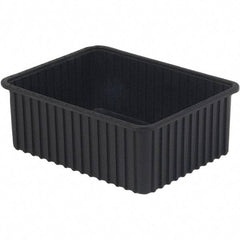 LEWISBins+ - 17-3/8" Wide x 8" High, Black Bin Divider Box - Use with DV1780 Short, DV2280 Long - Eagle Tool & Supply